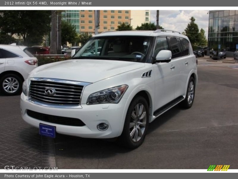 Moonlight White / Wheat 2012 Infiniti QX 56 4WD