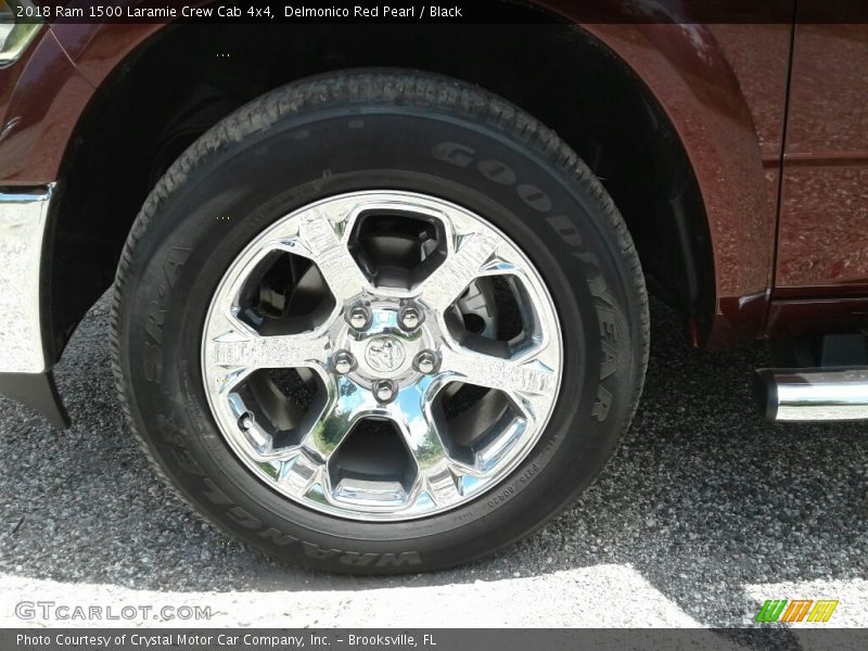 Delmonico Red Pearl / Black 2018 Ram 1500 Laramie Crew Cab 4x4
