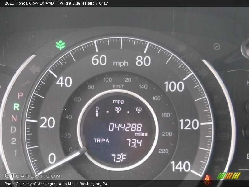 Twilight Blue Metallic / Gray 2012 Honda CR-V LX 4WD