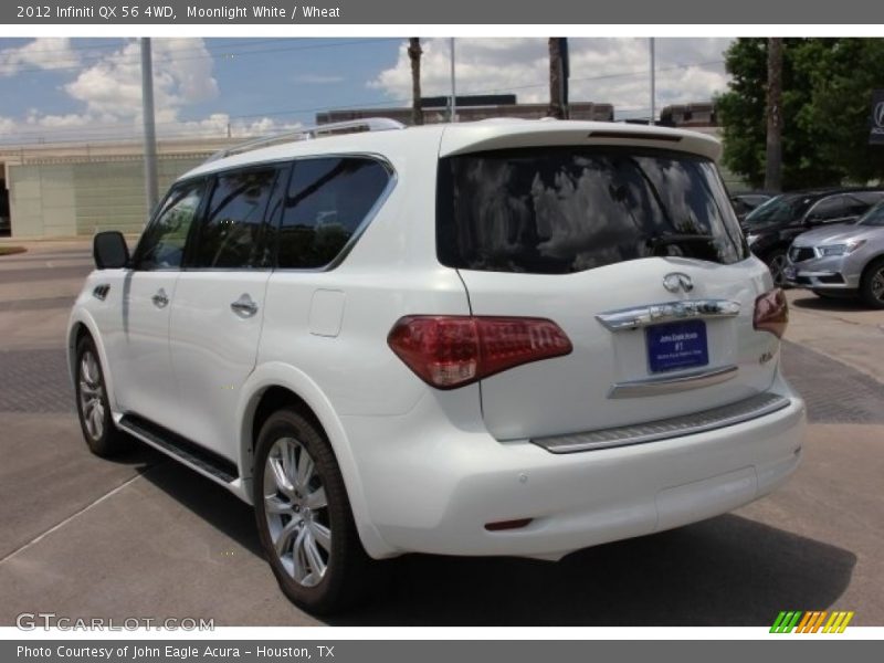 Moonlight White / Wheat 2012 Infiniti QX 56 4WD