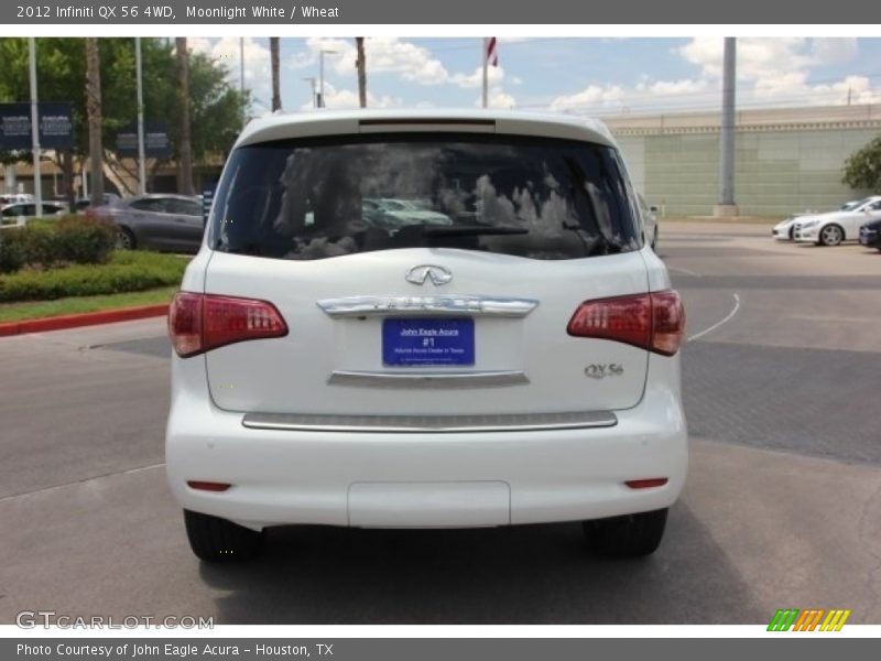 Moonlight White / Wheat 2012 Infiniti QX 56 4WD