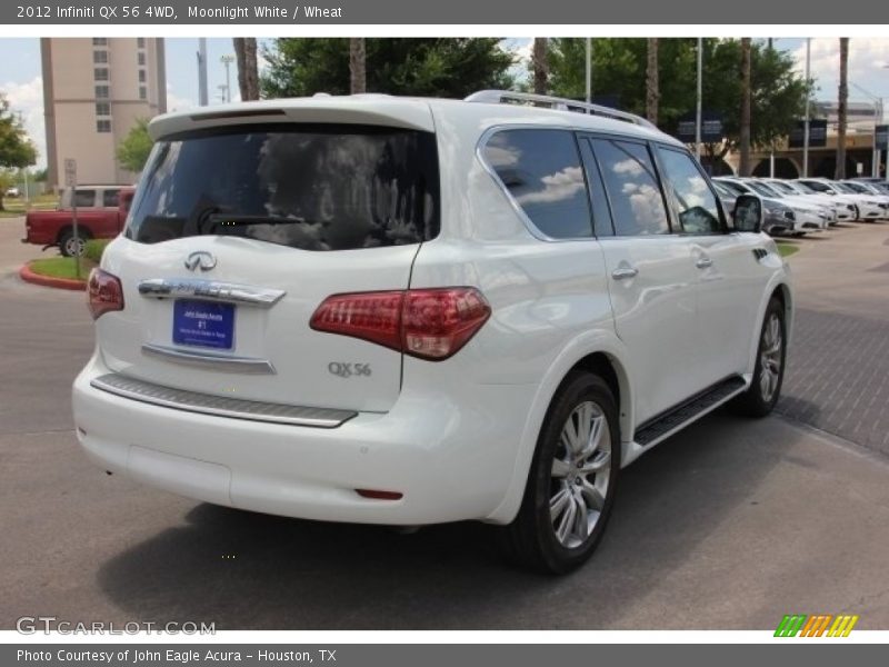 Moonlight White / Wheat 2012 Infiniti QX 56 4WD