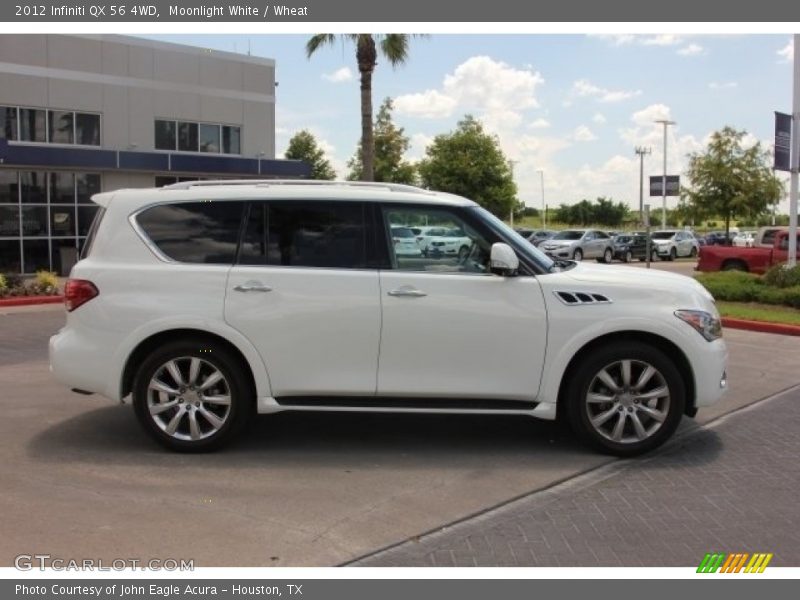 Moonlight White / Wheat 2012 Infiniti QX 56 4WD
