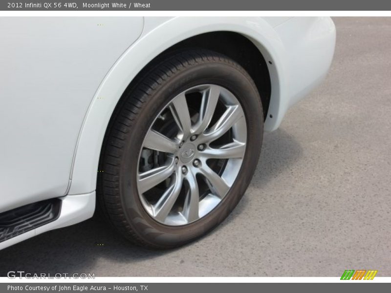 Moonlight White / Wheat 2012 Infiniti QX 56 4WD