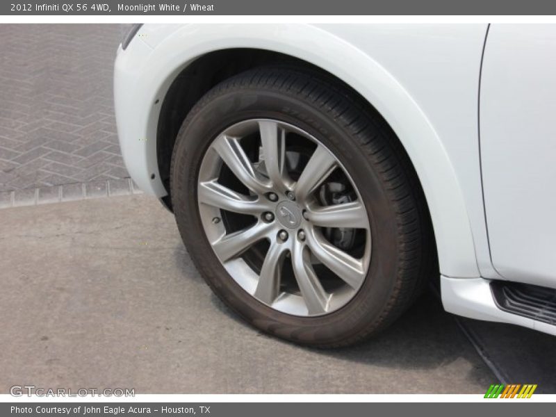 Moonlight White / Wheat 2012 Infiniti QX 56 4WD