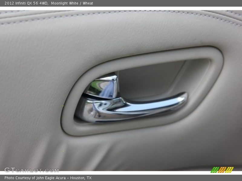Moonlight White / Wheat 2012 Infiniti QX 56 4WD