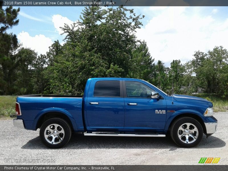  2018 1500 Laramie Crew Cab 4x4 Blue Streak Pearl