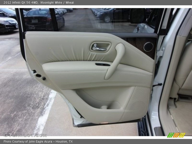 Moonlight White / Wheat 2012 Infiniti QX 56 4WD