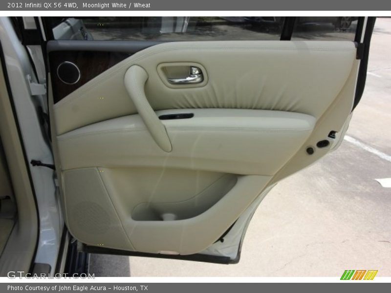 Moonlight White / Wheat 2012 Infiniti QX 56 4WD
