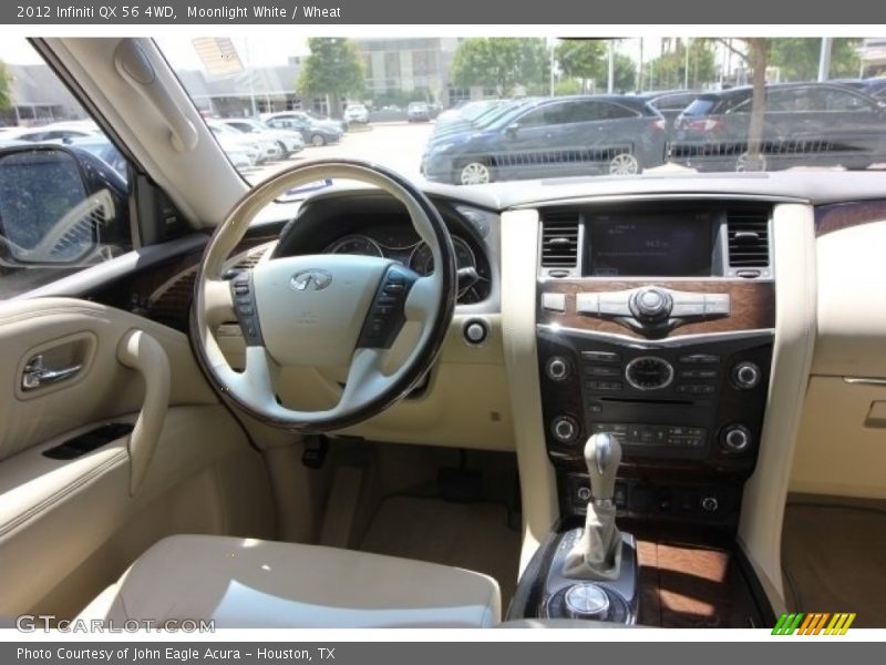 Moonlight White / Wheat 2012 Infiniti QX 56 4WD