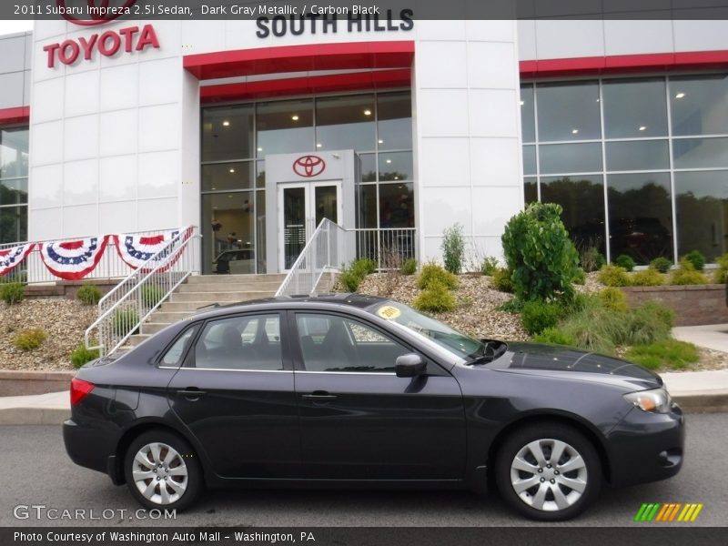 Dark Gray Metallic / Carbon Black 2011 Subaru Impreza 2.5i Sedan