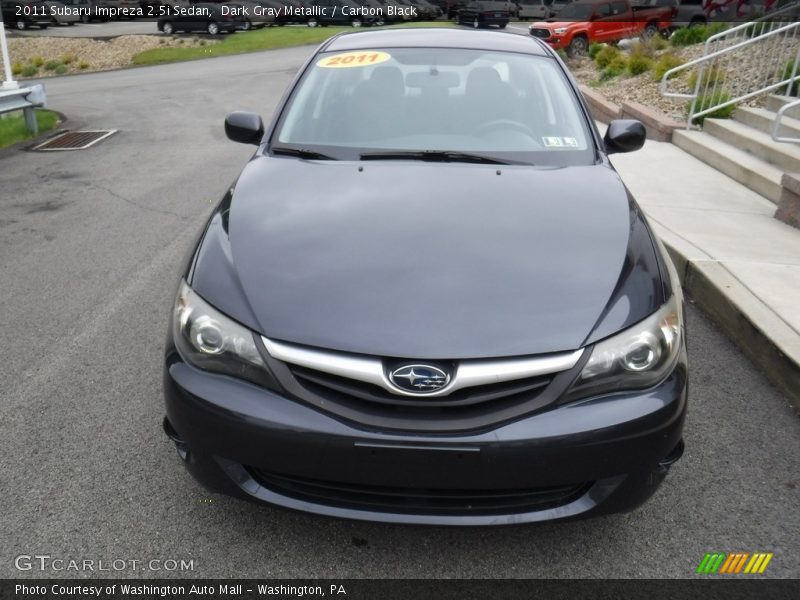 Dark Gray Metallic / Carbon Black 2011 Subaru Impreza 2.5i Sedan