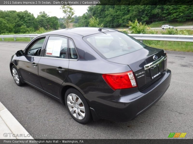 Dark Gray Metallic / Carbon Black 2011 Subaru Impreza 2.5i Sedan