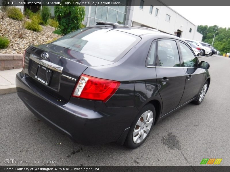 Dark Gray Metallic / Carbon Black 2011 Subaru Impreza 2.5i Sedan