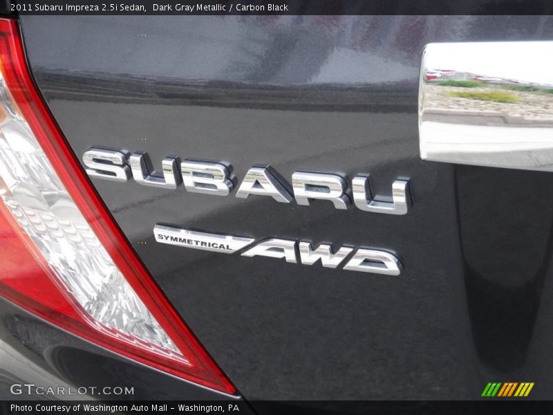 Dark Gray Metallic / Carbon Black 2011 Subaru Impreza 2.5i Sedan