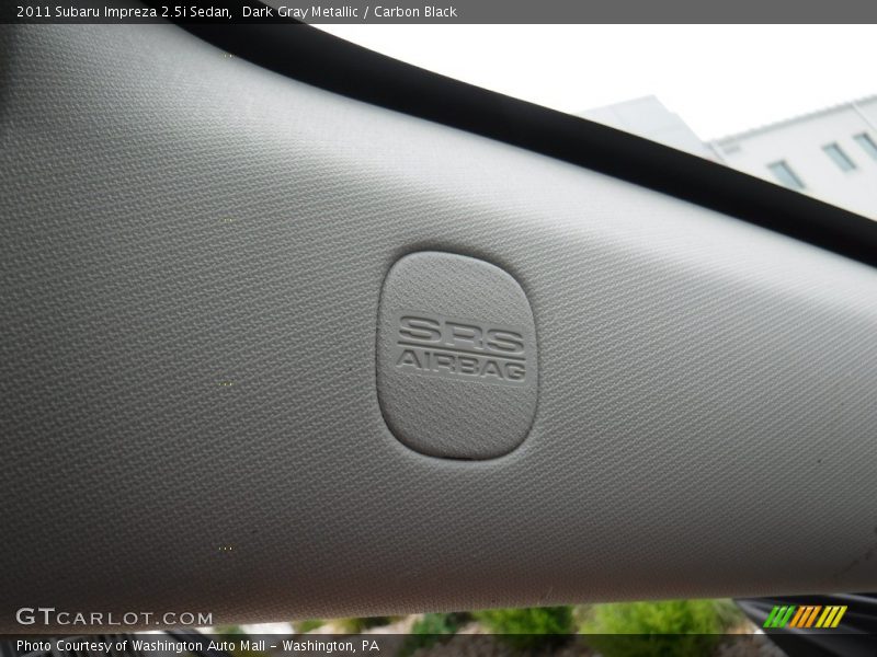 Dark Gray Metallic / Carbon Black 2011 Subaru Impreza 2.5i Sedan
