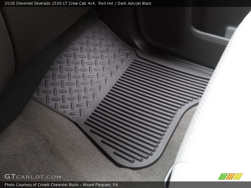 Red Hot / Dark Ash/Jet Black 2018 Chevrolet Silverado 1500 LT Crew Cab 4x4