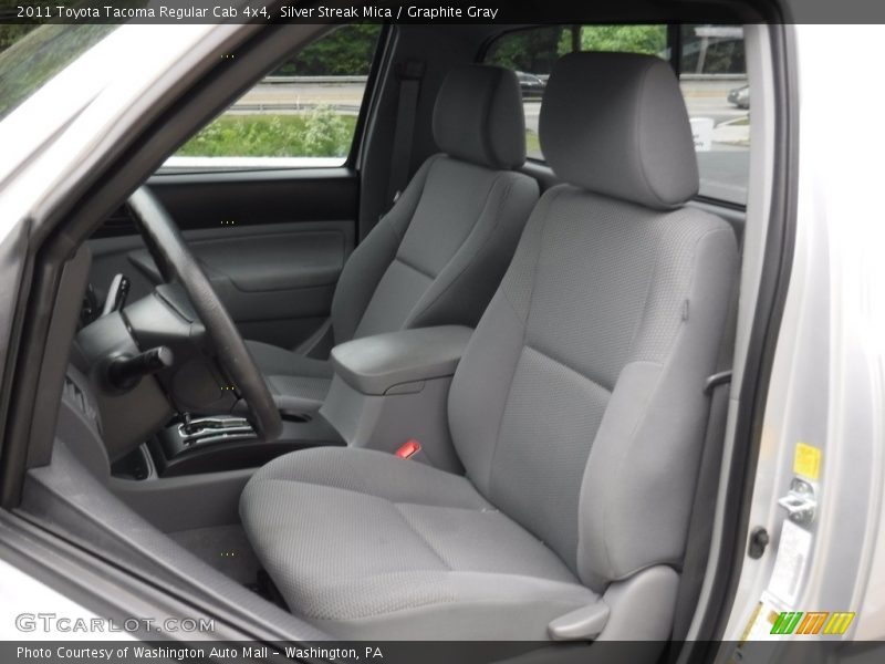 Silver Streak Mica / Graphite Gray 2011 Toyota Tacoma Regular Cab 4x4