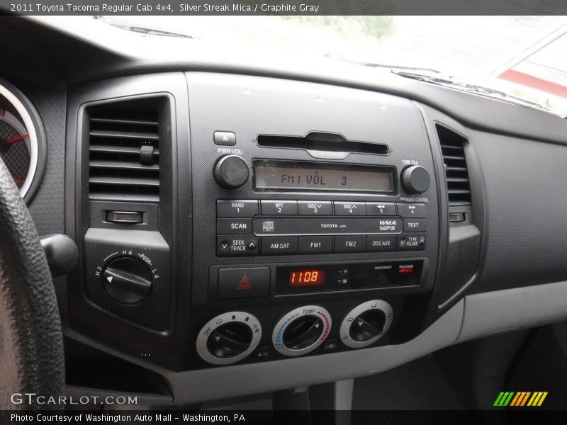 Silver Streak Mica / Graphite Gray 2011 Toyota Tacoma Regular Cab 4x4