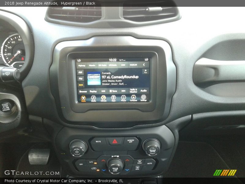 Hypergreen / Black 2018 Jeep Renegade Altitude