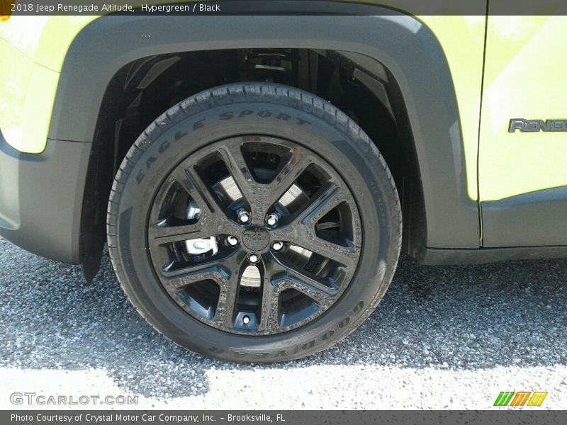 Hypergreen / Black 2018 Jeep Renegade Altitude