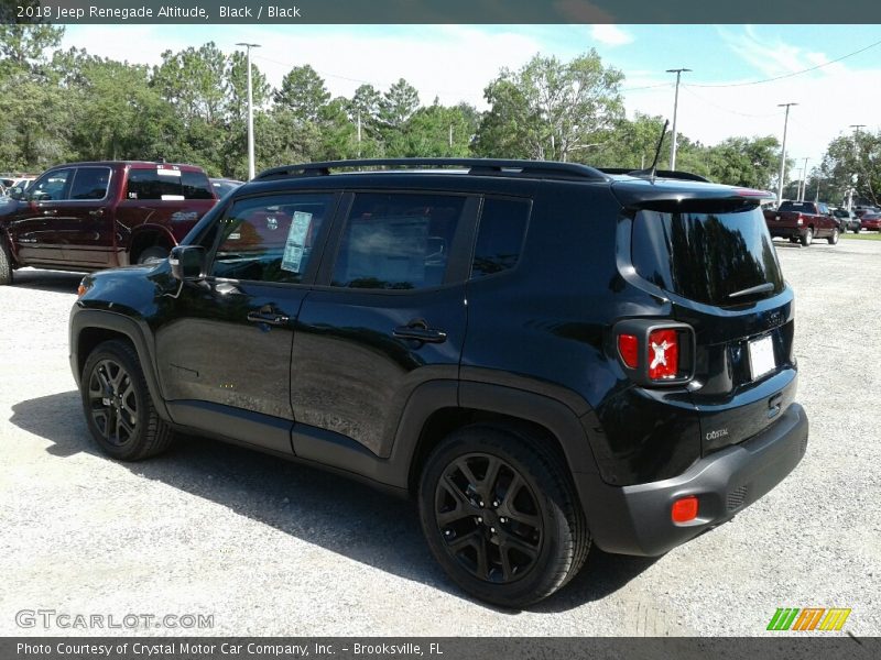 Black / Black 2018 Jeep Renegade Altitude