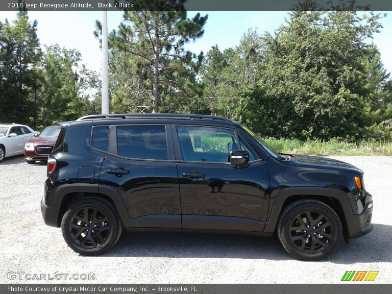 Black / Black 2018 Jeep Renegade Altitude