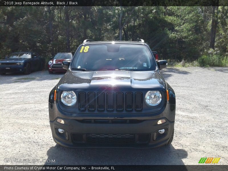 Black / Black 2018 Jeep Renegade Altitude