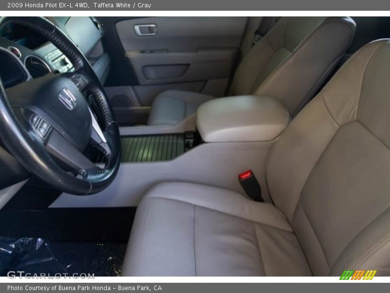 Taffeta White / Gray 2009 Honda Pilot EX-L 4WD