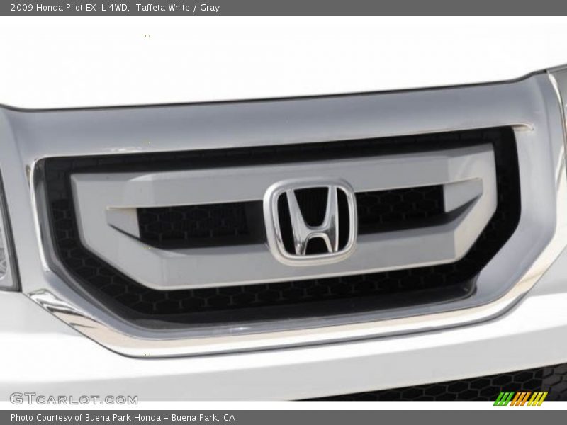Taffeta White / Gray 2009 Honda Pilot EX-L 4WD