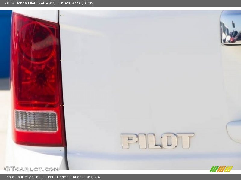 Taffeta White / Gray 2009 Honda Pilot EX-L 4WD