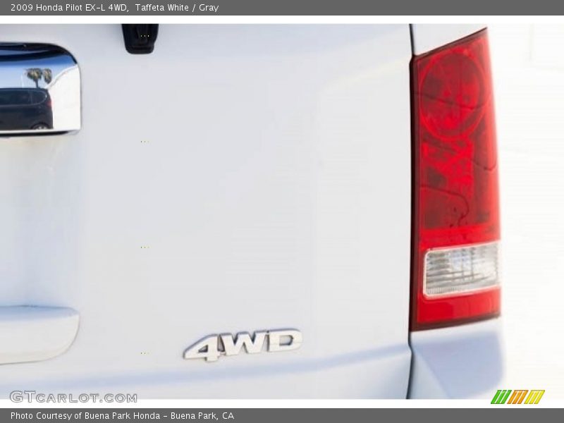 Taffeta White / Gray 2009 Honda Pilot EX-L 4WD