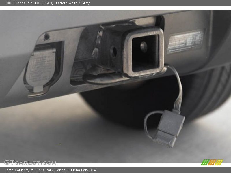 Taffeta White / Gray 2009 Honda Pilot EX-L 4WD