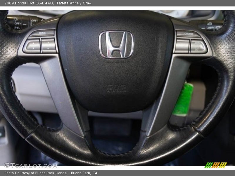 Taffeta White / Gray 2009 Honda Pilot EX-L 4WD