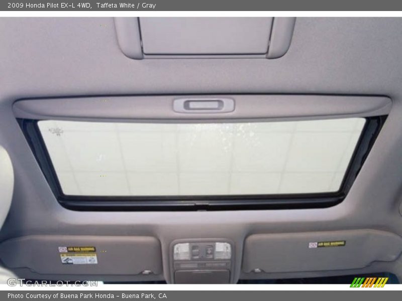 Taffeta White / Gray 2009 Honda Pilot EX-L 4WD