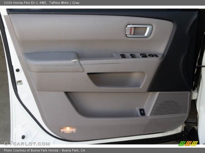 Taffeta White / Gray 2009 Honda Pilot EX-L 4WD