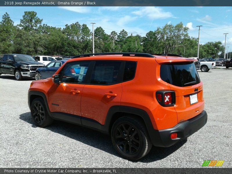 Omaha Orange / Black 2018 Jeep Renegade Altitude