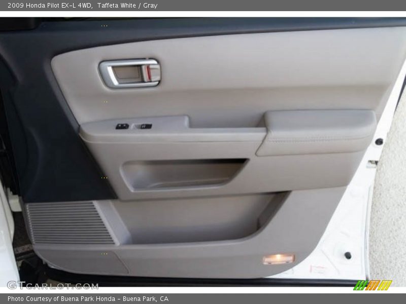 Taffeta White / Gray 2009 Honda Pilot EX-L 4WD