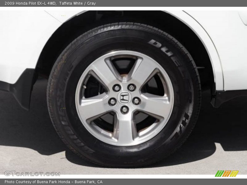 Taffeta White / Gray 2009 Honda Pilot EX-L 4WD