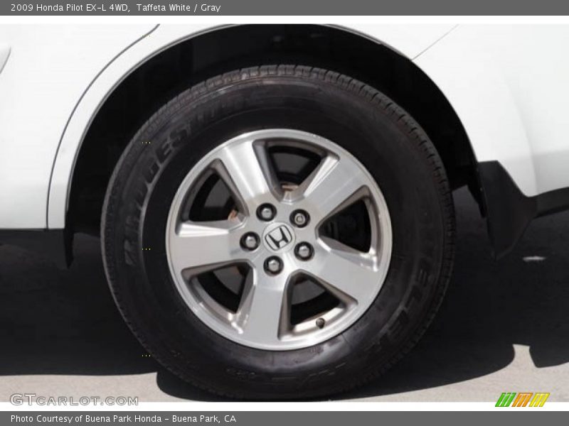Taffeta White / Gray 2009 Honda Pilot EX-L 4WD