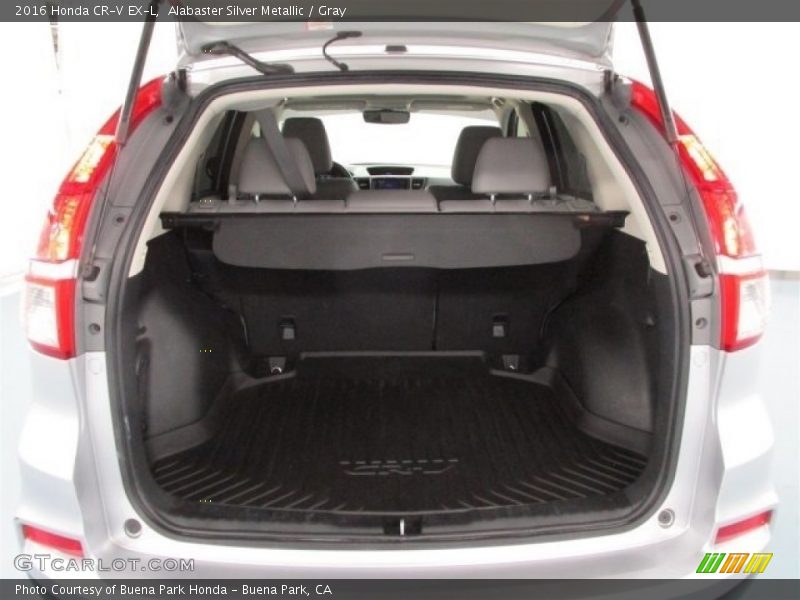 Alabaster Silver Metallic / Gray 2016 Honda CR-V EX-L