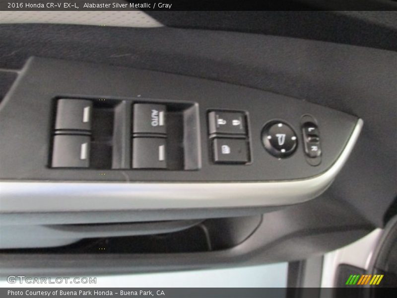 Alabaster Silver Metallic / Gray 2016 Honda CR-V EX-L