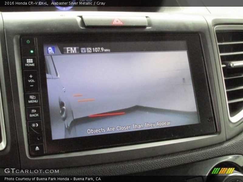 Alabaster Silver Metallic / Gray 2016 Honda CR-V EX-L
