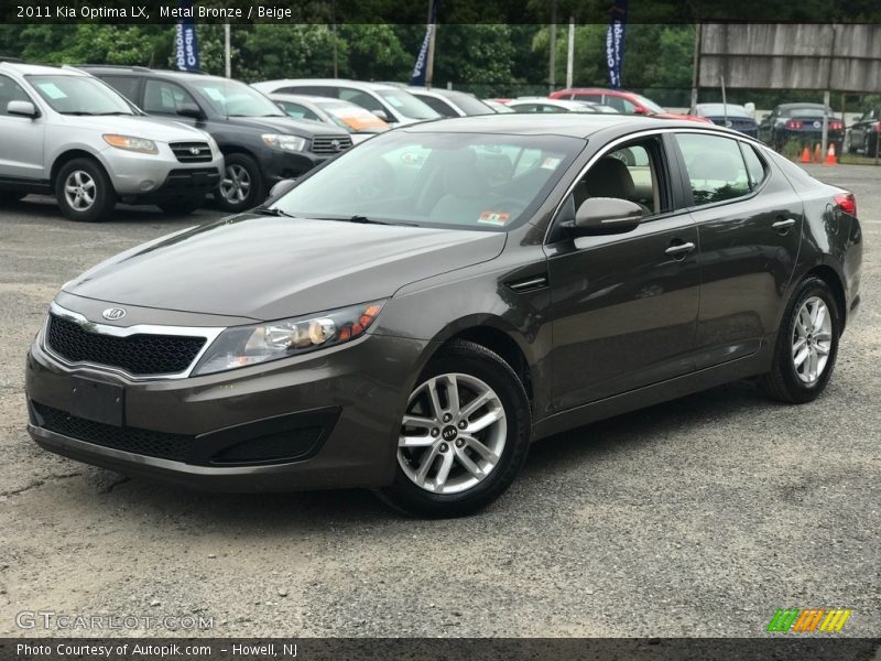 Metal Bronze / Beige 2011 Kia Optima LX