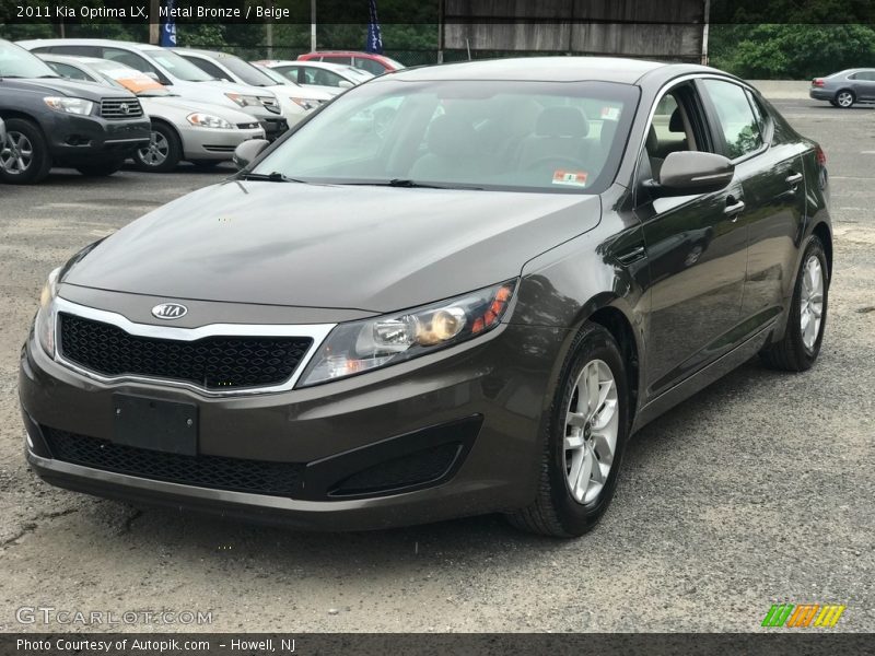 Metal Bronze / Beige 2011 Kia Optima LX