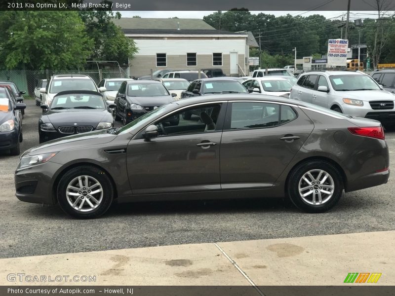 Metal Bronze / Beige 2011 Kia Optima LX