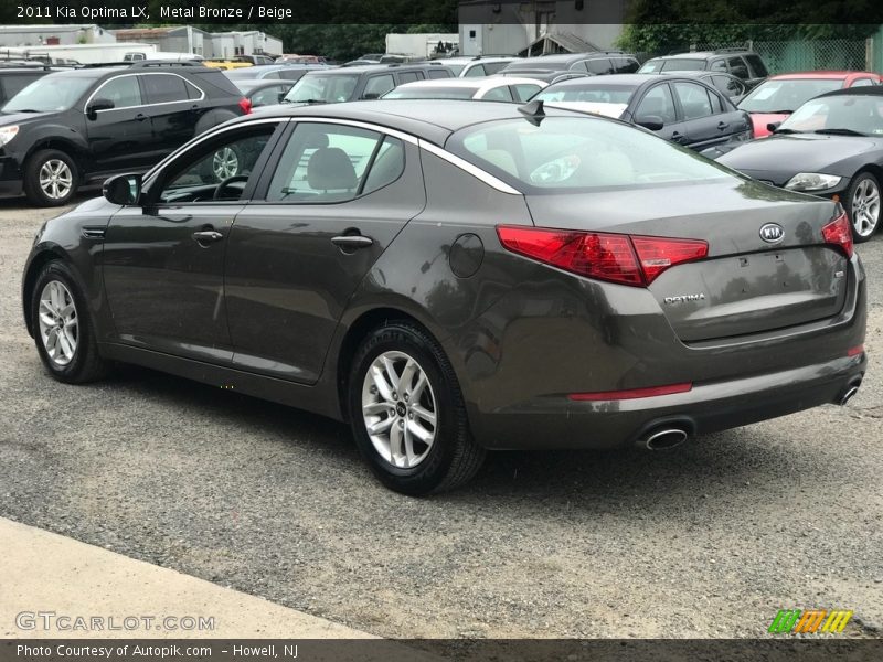 Metal Bronze / Beige 2011 Kia Optima LX