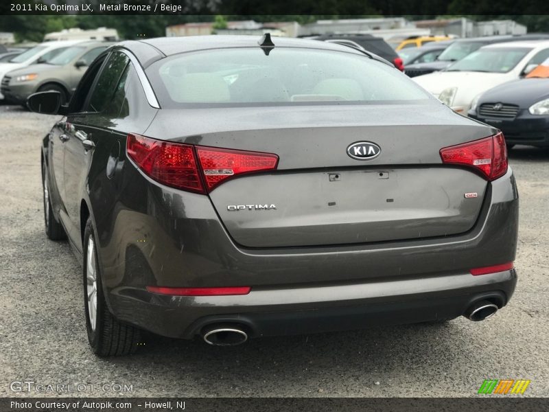 Metal Bronze / Beige 2011 Kia Optima LX