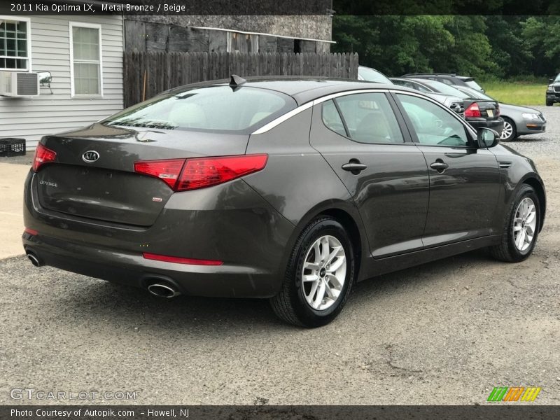 Metal Bronze / Beige 2011 Kia Optima LX