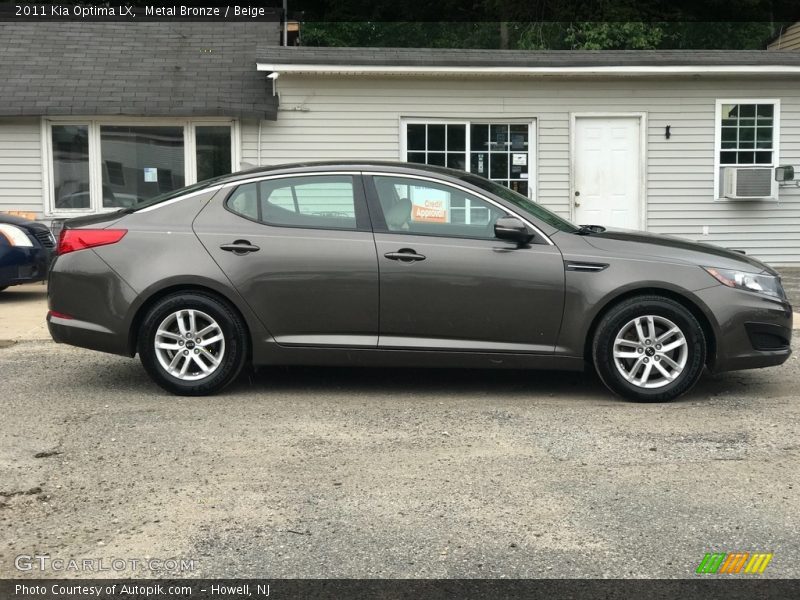 Metal Bronze / Beige 2011 Kia Optima LX
